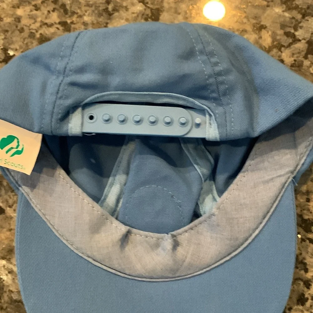 💚🎁NWOT Brownie Girl Scout SnapBack Baseball Hat Adjustable Made in USA